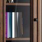 Scratch Resistant Storage Cabinet Glass Paned Standard Cabinet Clearhalo 'Cabinets & Chests' 'cabinets_chests' 'furn' 'furn_cabinets_chests' 'Furniture' 'Living Room Furniture' 6591891