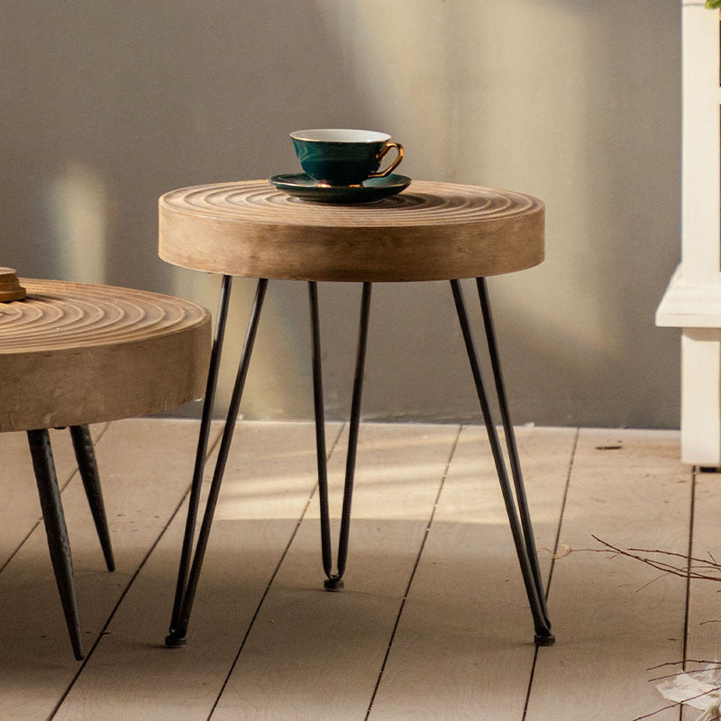 Contemporary Solid Wood Cocktail Table Light Wood Distressed Coffee Table Clearhalo 'Coffee & Accent Tables' 'Coffee Tables' 'coffee_tables' 'furn' 'furn_coffee_tables' 'Furniture' 'Living Room Furniture' 6591905