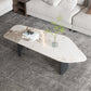 Contemporary Slate Coffee Table Single Free Form Coffee Table