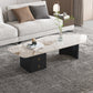 Contemporary Slate Coffee Table Single Free Form Coffee Table