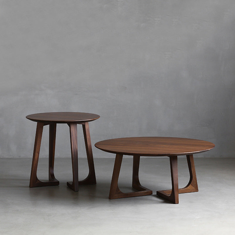 Contemporary Wooden Bunching Tables Round Medium Wood Coffee Table Clearhalo 'Coffee & Accent Tables' 'Coffee Tables' 'coffee_tables' 'furn' 'furn_coffee_tables' 'Furniture' 'Living Room Furniture' 6591950