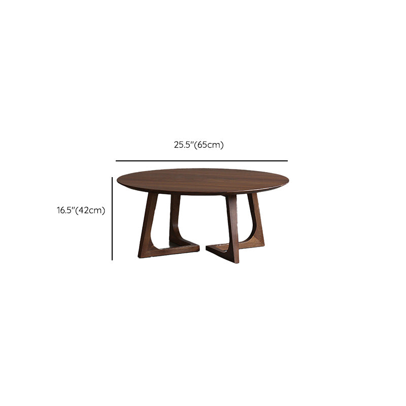 Contemporary Wooden Bunching Tables Round Medium Wood Coffee Table Clearhalo 'Coffee & Accent Tables' 'Coffee Tables' 'coffee_tables' 'furn' 'furn_coffee_tables' 'Furniture' 'Living Room Furniture' 6591963