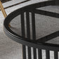 Modern Round End Table Living Room No Distressing Side Table with Drawers Clearhalo 'Coffee & Accent Tables' 'Coffee Tables' 'coffee_tables' 'furn' 'furn_coffee_tables' 'Furniture' 'Living Room Furniture' 6592050