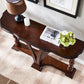 Tavolo da console in legno di gomma vittoriana Tavolo da divano console a forma gratuita per Hall
