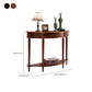Mesa de consola de la mesa de la mesa de la madera de goma victoriana para el hall