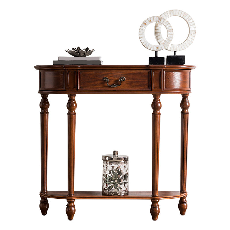 Tavolo da console di legno vittoriano Tavolo da divano console in forma gratuita per Hall