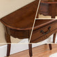 Tavolo di console di legno vittoriano Tavolo di divano console marrone per Hall
