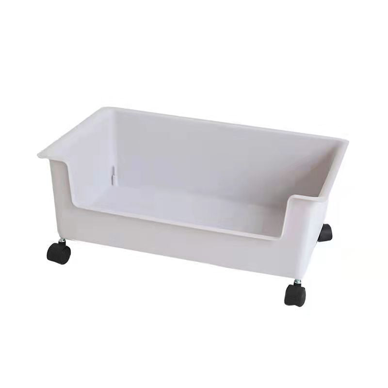 Standard Plastic Bookshelf Scandinavian Open Back Bookcase with Shelf Clearhalo 'Bookcases' 'furn' 'furn_bookcases' 'Furniture' 'Office Furniture' 6592194