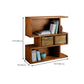 Wooden Closed Back Bookcase Standard Scandinavian Bookshelf with Shelves Clearhalo 'Bookcases' 'furn' 'furn_bookcases' 'Furniture' 'Office Furniture' 6592250