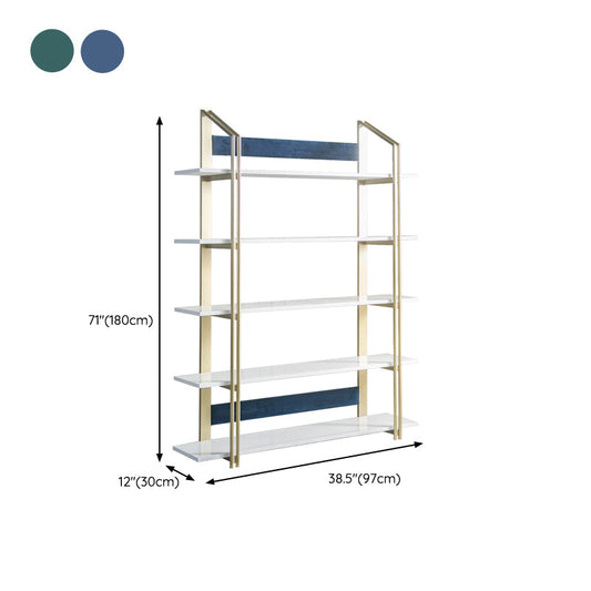 Modern BookShelf Metal Open Shelf Bookcase with Shelves for Office