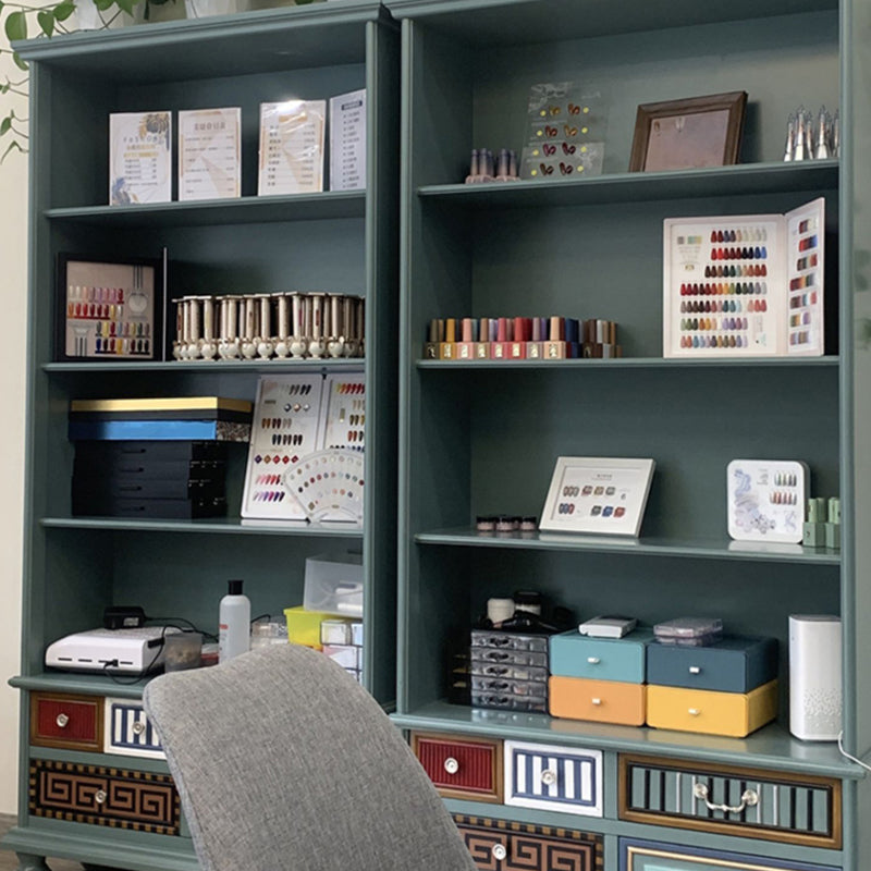 Scandinavian Engineered Wood Bookshelf Standard Closed Back Bookcase Clearhalo 'Bookcases' 'furn' 'furn_bookcases' 'Furniture' 'Office Furniture' 6592295