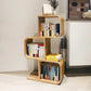 Modern Bamboo Bookcase Natural Open Back Standard Bookshelf with Shelves Clearhalo 'Bookcases' 'furn' 'furn_bookcases' 'Furniture' 'Office Furniture' 6592321