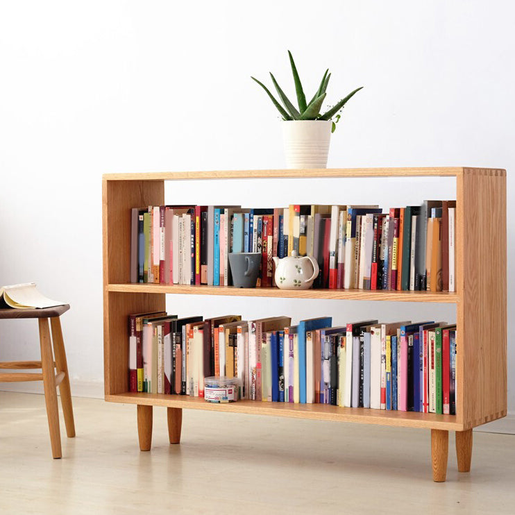 Scandinavian Open Back boekenplank standaard houten boekenkast met planken