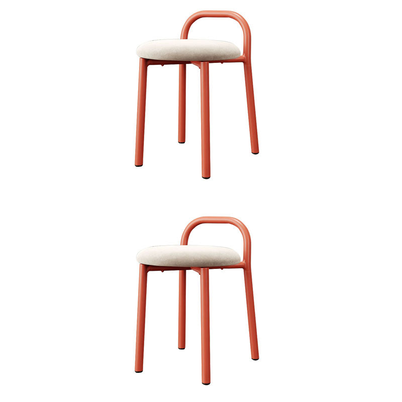 Modern Stain Resistant Standard Specialty Standard for Living Room White 2 Piece Set Clearhalo 'furn' 'furn_ottomans_poufs' 'Furniture' 'Living Room Furniture' 'Ottomans & Poufs' 'ottomans_poufs' 6592481