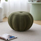 Modern Pouf Ottoman Velvet Upholstered Solid Color Pumpkin Shape Ottoman Green 1 Piece Clearhalo 'furn' 'furn_ottomans_poufs' 'Furniture' 'Living Room Furniture' 'Ottomans & Poufs' 'ottomans_poufs' 6592501