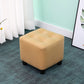 Tufted Ottoman Whole Colored Fabric Water Resistant Square Modern Ottoman