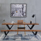 Industrial Rectangle Dining Table Wooden Table with Metal Legs for Home Use Clearhalo 'Dining Tables & Seating' 'Dining Tables' 'dining_table' 'furn' 'furn_dining_table' 'Furniture' 'Kitchen & Dining Furniture' 6592678