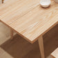 Glam Table à manger rectangulaire en bois avec pieds en bois pour usage domestique