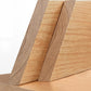 Mesa de comedor rectangular Glam, mesa de madera con patas de madera para el hogar