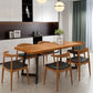 Industrial Rectangle Dining Table Wooden Table with Metal Legs for Home 70.9"L x 31.5"W x 29.5"H Without Chairs Clearhalo 'Dining Tables & Seating' 'Dining Tables' 'dining_table' 'furn' 'furn_dining_table' 'Furniture' 'Kitchen & Dining Furniture' 6592742