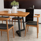 Industrial Rectangle Dining Table Wooden Table with Metal Legs for Home Clearhalo 'Dining Tables & Seating' 'Dining Tables' 'dining_table' 'furn' 'furn_dining_table' 'Furniture' 'Kitchen & Dining Furniture' 6592744