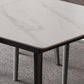 Rectangle Extendable Dining Table Modern Stone Top Dining Table Clearhalo 'Dining Tables & Seating' 'Dining Tables' 'dining_table' 'furn' 'furn_dining_table' 'Furniture' 'Kitchen & Dining Furniture' 6592788
