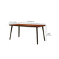 Industrial Rectangle Dining Table Solid Wood Top Dining Table for Restaurant