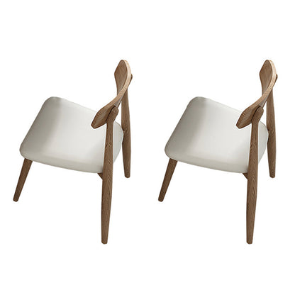 Modern Style Rectangle Table Set 1/2/5/7 Pieces Dining Set with Wood Legs