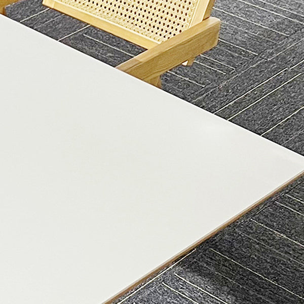 Moderne 1/2/5 Stück Möbel Stein Rechteck Speisestühle in Weiß festgelegt