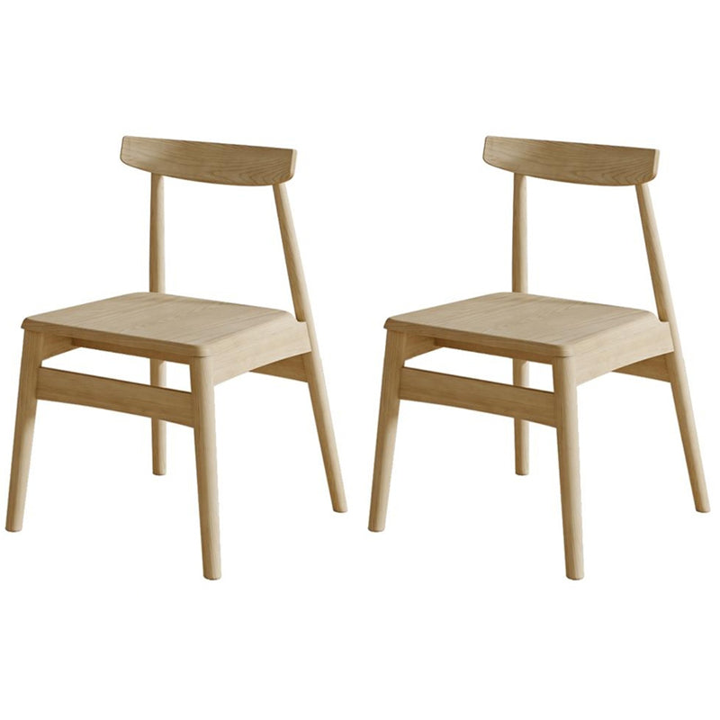 Modern Dining Set 1/2/5 Pcs Rectangle Solid Wood Dining Table and Chairs