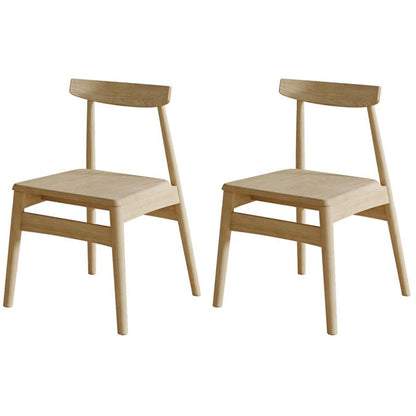 Modern Dining Set 1/2/5 Pcs Rectangle Solid Wood Dining Table and Chairs