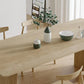 Modern Dining Set 1/2/5 Pcs Rectangle Solid Wood Dining Table and Chairs