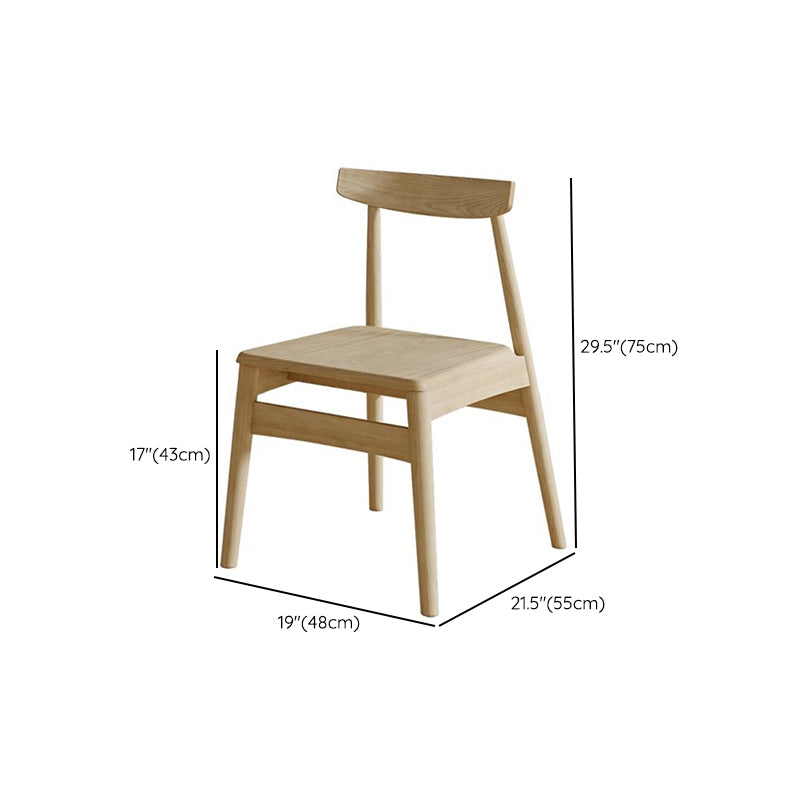 Modern Dining Set 1/2/5 Pcs Rectangle Solid Wood Dining Table and Chairs