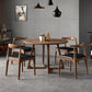 Round Dining Table Set 1/2/3/5 Pcs Solid Wood Dining Table and Chairs
