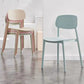 Dining Room Indoor Plastic Side Chair Stacking Open Back Chair