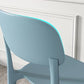 Dining Room Indoor Plastic Side Chair Stacking Open Back Chair