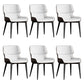 Chaises de salle à manger sans bras contemporaine avec rembourrage avec rembourrage