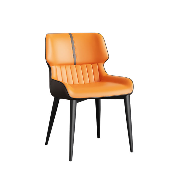 Chaises de salle à manger sans bras contemporaine avec rembourrage avec rembourrage