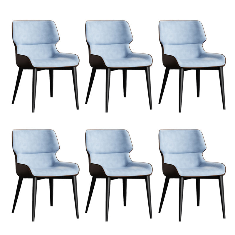Chaises de salle à manger sans bras contemporaine avec rembourrage avec rembourrage