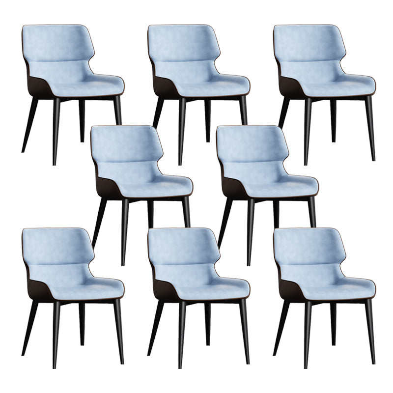 Chaises de salle à manger sans bras contemporaine avec rembourrage avec rembourrage