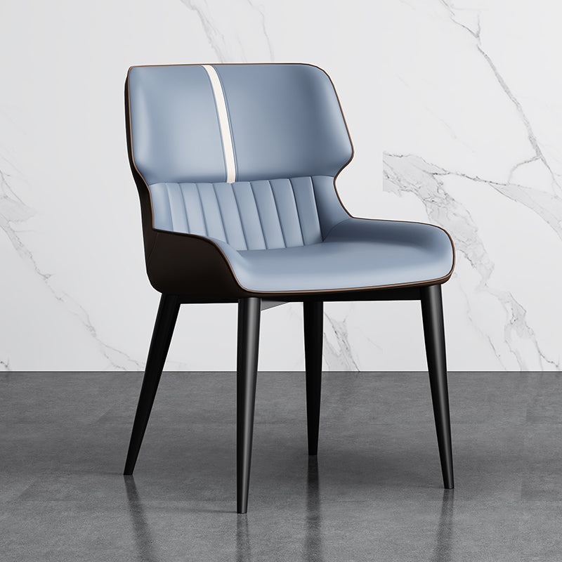 Chaises de salle à manger sans bras contemporaine avec rembourrage avec rembourrage