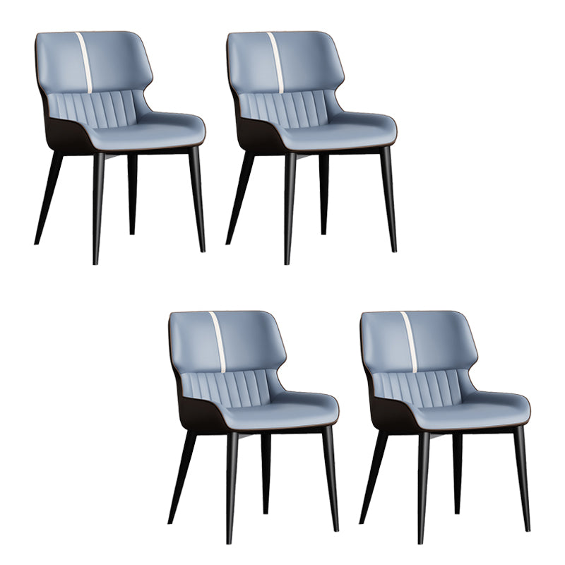 Chaises de salle à manger sans bras contemporaine avec rembourrage avec rembourrage