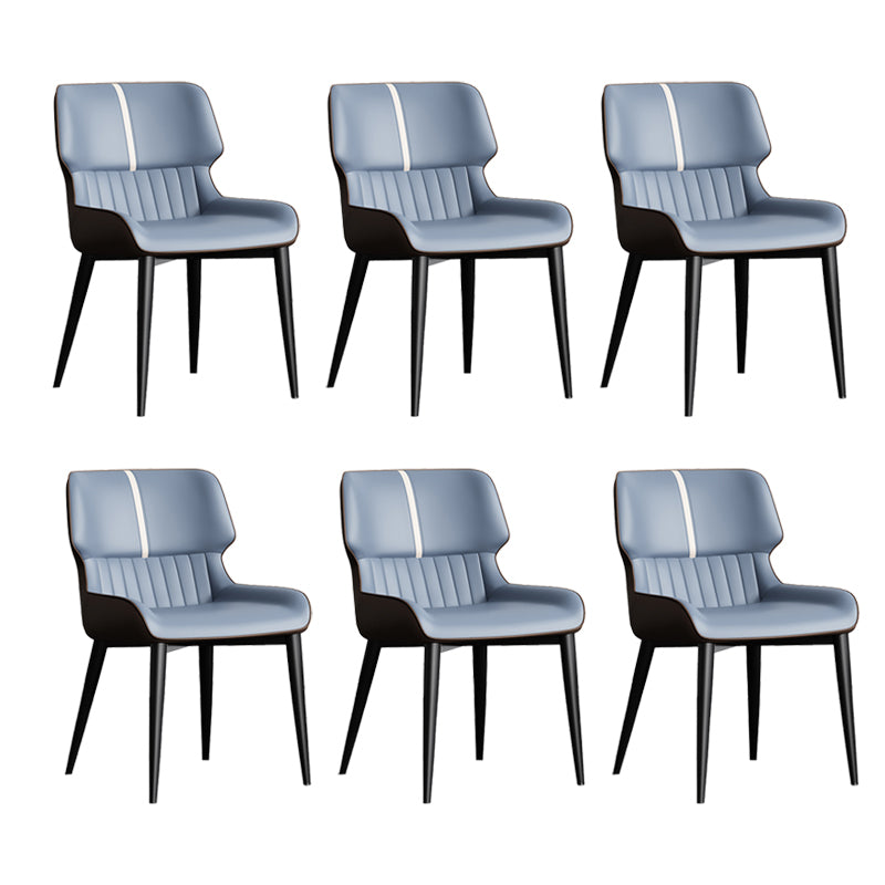 Chaises de salle à manger sans bras contemporaine avec rembourrage avec rembourrage