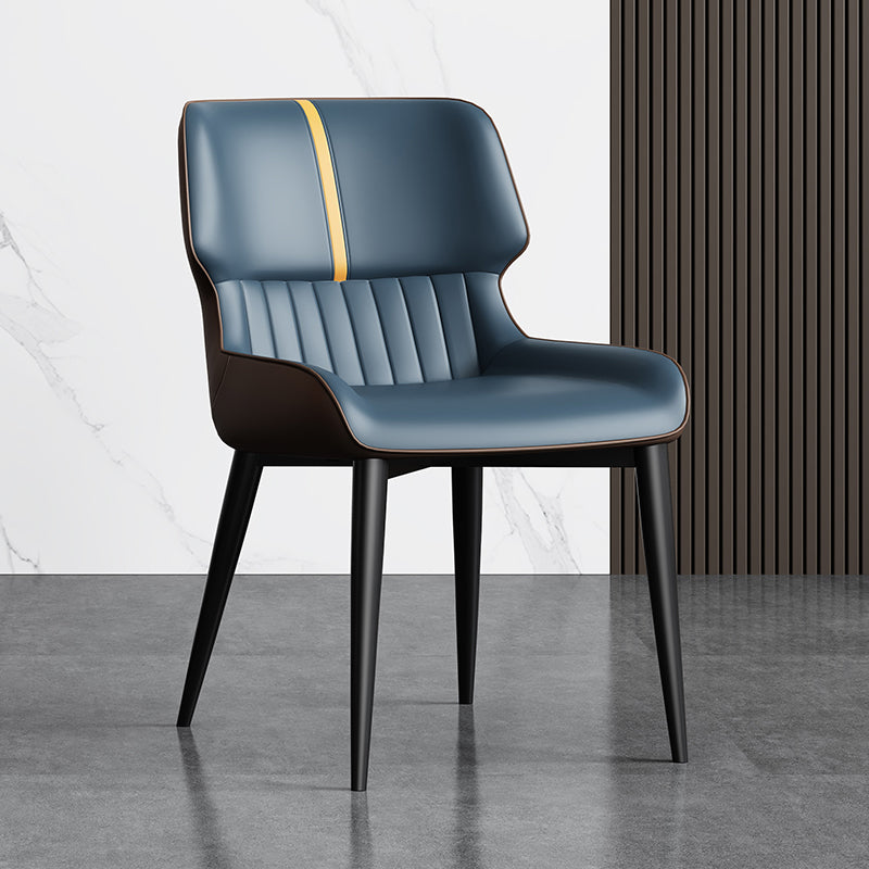 Chaises de salle à manger sans bras contemporaine avec rembourrage avec rembourrage