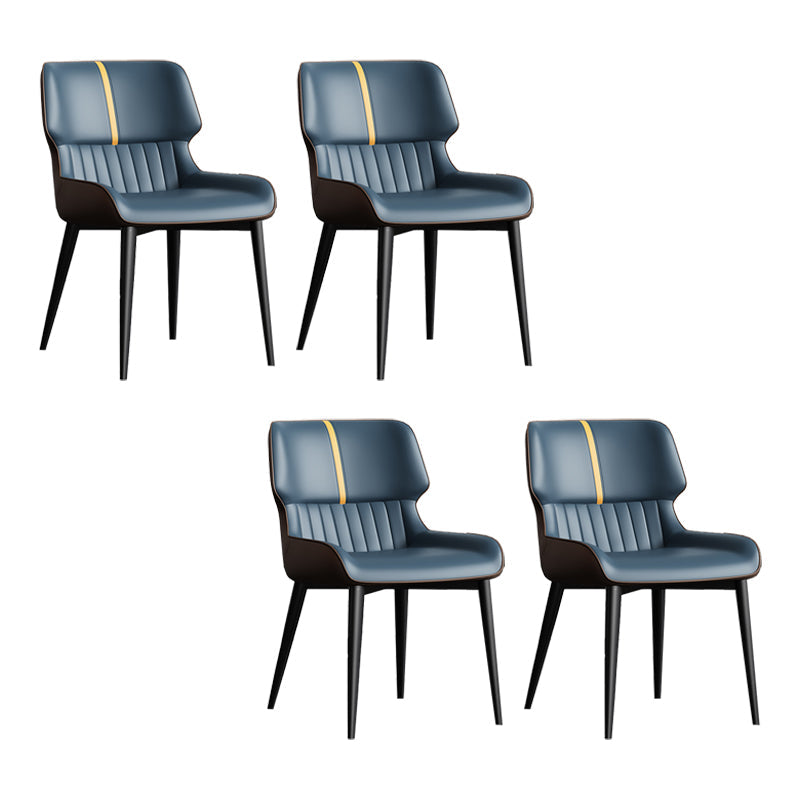 Chaises de salle à manger sans bras contemporaine avec rembourrage avec rembourrage