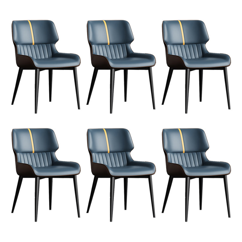 Chaises de salle à manger sans bras contemporaine avec rembourrage avec rembourrage