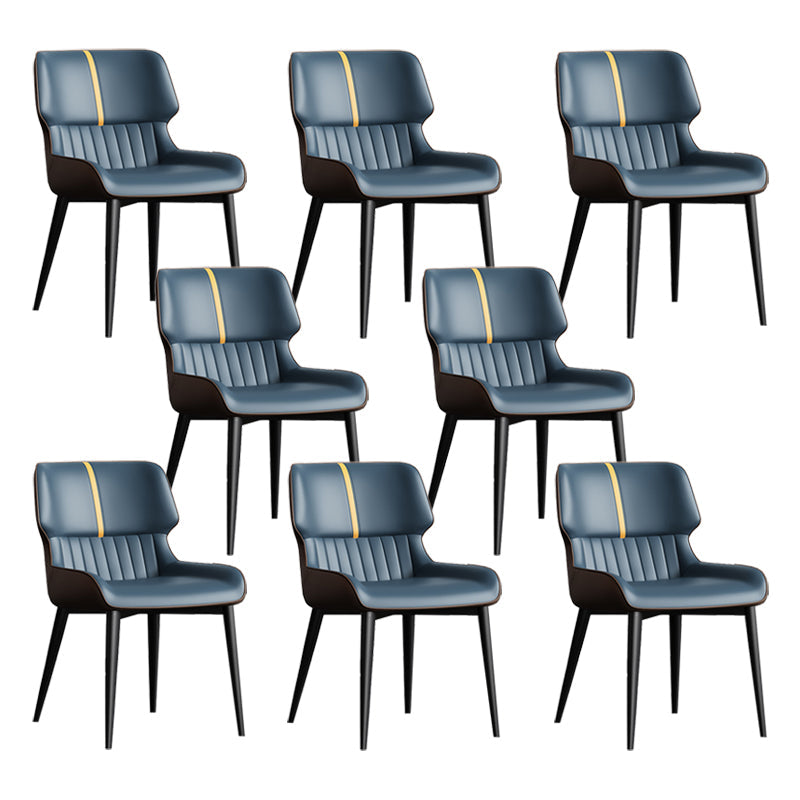 Chaises de salle à manger sans bras contemporaine avec rembourrage avec rembourrage