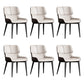 Chaises de salle à manger sans bras contemporaine avec rembourrage avec rembourrage