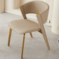 Home Indoor Side Chair Glam Upholstered Armless Chair in Beige