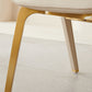 Home Indoor Side Chair Glam Upholstered Armless Chair in Beige